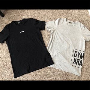2 Men’s Gymshark T shirts size large